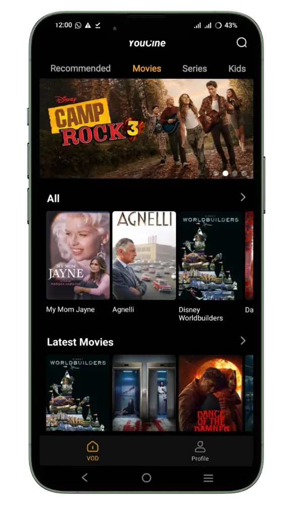 Catálogo amplo de filmes e séries Catálogo amplo de filmes e séries