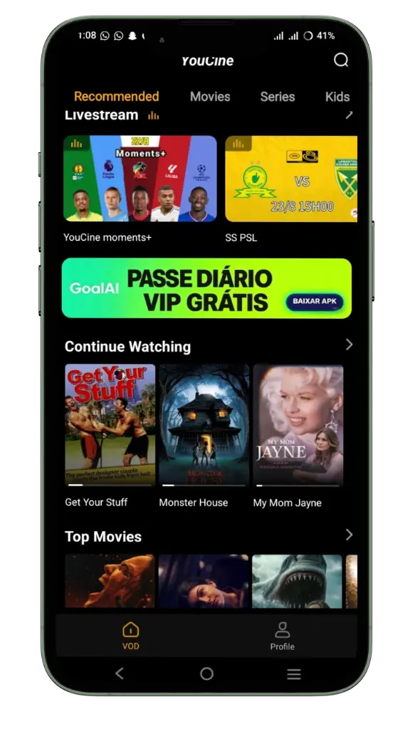 Continuar de onde parou Continuar de onde parou