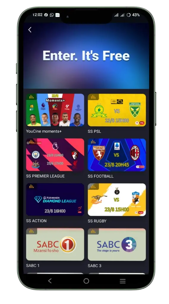 Futebol e canais ao vivo Futebol e canais ao vivo